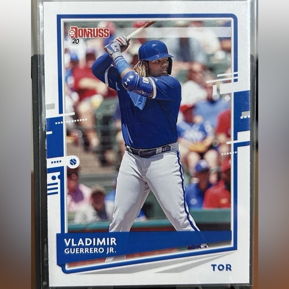 Vladimir Guerrero Jr 2020 Donruss Toronto Blue Jays Baseball Card